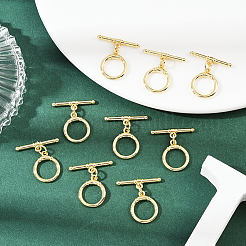 10 комплект латунных застежек-тоглов&nbsp;KK-BBC0021-07