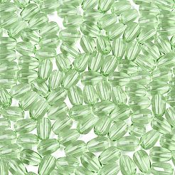 透明ガラスビーズ  ティアドロップ  淡緑色  6x4x4mm  穴：1mm  約6666個/1000g&nbsp;GLAA-Q113-01A-A04