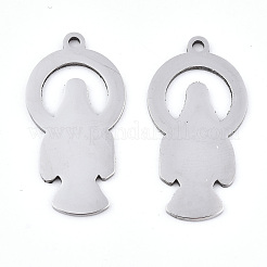 Не тускнеющие пасхальные подвески из нержавеющей стали 201 STAS-S081-042