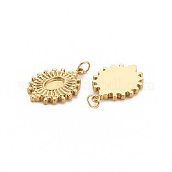 Pendentif en acier inoxydable 304 avec placage ionique (IP) et émail&nbsp;STAS-N097-184LG