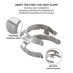 Зажимы из углеродистой стали AJEW-OC0001-71P