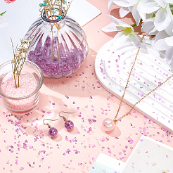 3 стиль прозрачный гальванический дробленый стеклянный крафт&nbsp;GLAA-SC0001-99A