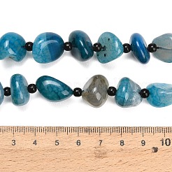 Natur Drachen Venen Achat Perlen Stränge&nbsp;GG-L001-I01-01E