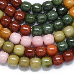 Натуральный Malaysia нефритовые бусы пряди&nbsp;G-B165-F12-10x10mm