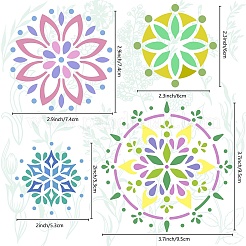 Трафареты для резки штампов мандалы из нержавеющей стали DIY-WH0238-147