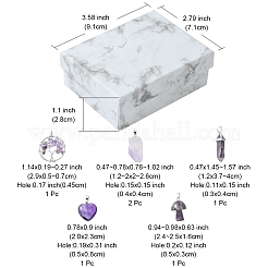5 стили подвески из натурального аметиста G-FS0002-47