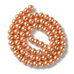 Бусы из экологически чистого окрашенного стекла с жемчугом&nbsp;LS-HY-A008-6mm-RB113