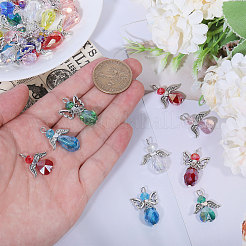 Подвески из гальванического стекла 28шт.&nbsp;FIND-CA0007-83