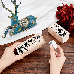 Набор деревянных подсвечников AJEW-SD0001-21F