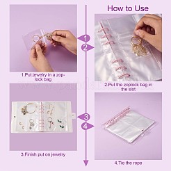 Прозрачная книжка для хранения украшений JX192A