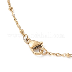 Подвеска в виде сердца из латуни с фотографией&nbsp;NJEW-JN05734