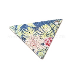 Геометрические сплав листовой печатный кулон серьги аксессуары&nbsp;LS-PALLOY-E139-01G-07