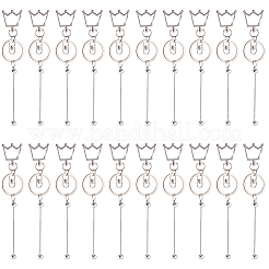 10 шт. застежки для брелка из сплава&nbsp;KEYC-SC0001-80A