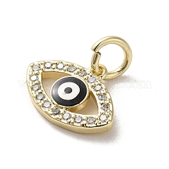 Латунные микро проложить кубического циркония подвески&nbsp;KK-E092-07G-03