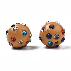 Бусины со стразами&nbsp;RB-T017-31J-A