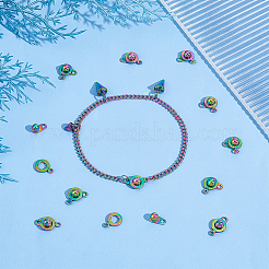 12 шт. застежка-кнопка из нержавеющей стали 201 STAS-UN0053-71