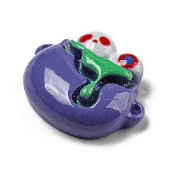 Кабошоны из непрозрачной смолы на тему Хэллоуина RESI-E055-01K