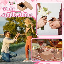 100шт картонные шкатулки для украшений&nbsp;CBOX-NB0001-34