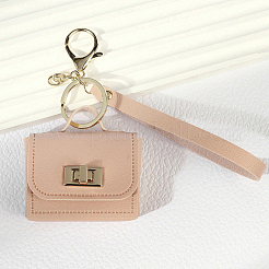 Porte-clés portables en cuir PU&nbsp;FIND-CL0002-42A