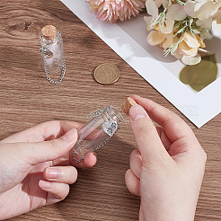 2 шт. 2 стиля стеклянная трубка бутылка желаний&nbsp;AJEW-PH01666