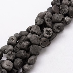 Elettrodeposte perle di quarzo naturale fili&nbsp;G-K109-03M