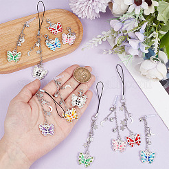 Пластиковые мобильные ремни и мобильные пылезащитные заглушки и комплекты подвесных украшений&nbsp;HJEW-OC00043