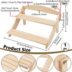 Деревянные стойки дисплея ODIS-WH0038-146D