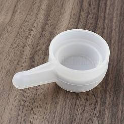 Moldes de silicona para candelabros planos y redondos con asa para hacer tú mismo&nbsp;LS-SIMO-G010-02C