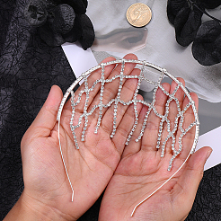 1 x Haarband mit Strassquaste für Damen.&nbsp;AJEW-CY0001-99