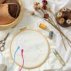 Доски для намотки блестящих акриловых ниток DIY-WH0581-17