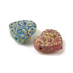 Perles de verre de peinture de cuisson&nbsp;DGLA-G004-02D