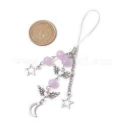 Акриловые ремешки для мобильных телефонов с имитацией драгоценных камней HJEW-JM02637-04