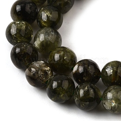 Натуральные лепидолитовые бусины G-F799-B01-8mm