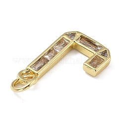 Латунные микро проложить кубического циркония подвески KK-V014-01G-10