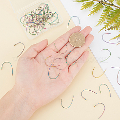 PVD вакуумное покрытие нержавеющая сталь 304 крючки для сережек&nbsp;STAS-UN0018-15M