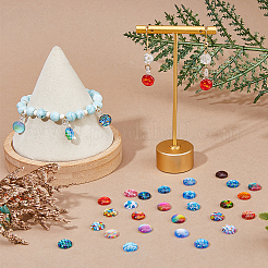 Кабошоны из стекла GLAA-DC0001-47