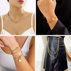 Наборы для изготовления алюминиевых ожерелий своими руками&nbsp;DIY-TA0010-72