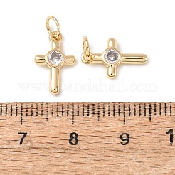 Латунные микро проложить кубического циркония подвески KK-C143-43D-G