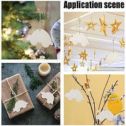 Набор незавершенных деревянных подвесок на тему автомобиля для живописи WOOD-WH0124-26L