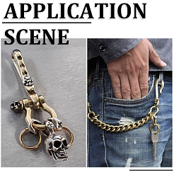 Застежки-крючки из сплава тибетского стиля 2 шт.&nbsp;FIND-SC0016-52