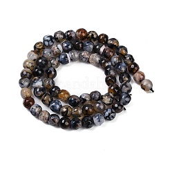 Naturbrand Knistern Achat Perlen Stränge&nbsp;G-C082-A01-38