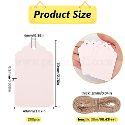 2 набор бумажных пустых закладок AJEW-SP0001-29B