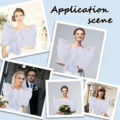 Шифоновая шаль AJEW-WH20054-037C