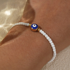 Браслеты от сглаза и стеклянных бусин HU1400