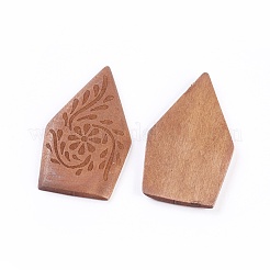 Cabochon in legno di pioppo&nbsp;WOOD-G004-02