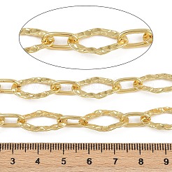 Цепи из кованой латуни с текстурированными овальными звеньями CHC-L054-07G
