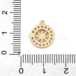 Colgante micropavé cubic zirconia de latón&nbsp;KK-P289-05G