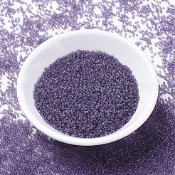 MIYUKIデリカビーズ  シリンダー  日本製シードビーズ  11/0  （db1265)マット透明ライトアメジスト  1.3x1.6mm  穴：0.8mm  約2000PCS /ボトル  10 G /ボトル&nbsp;SEED-JP0008-DB1265