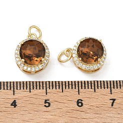 Латунные микро проложить кубического циркония подвески&nbsp;KK-C252-02G-G