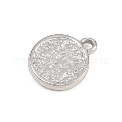 Pendenti in acciaio inossidabile 304 martellato&nbsp;STAS-L313-11P
